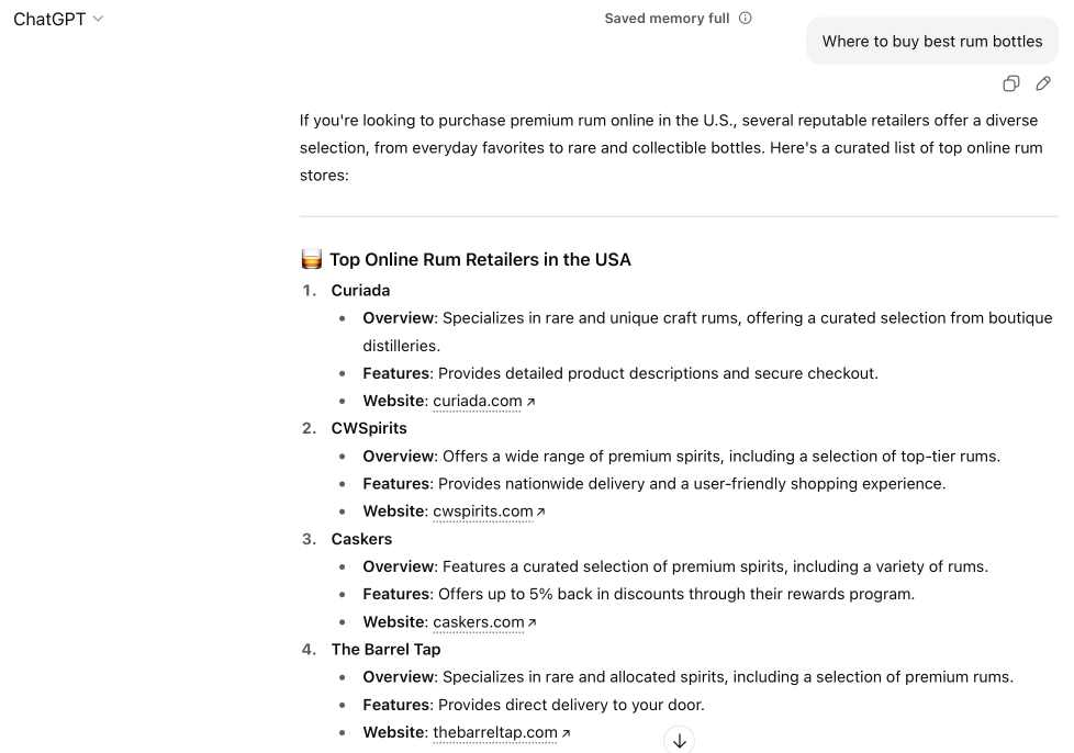 example of Generative Engine Optimization 